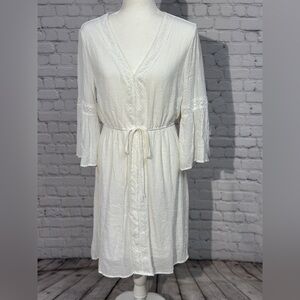 Indigo Rose Woman’s White Dress Size M